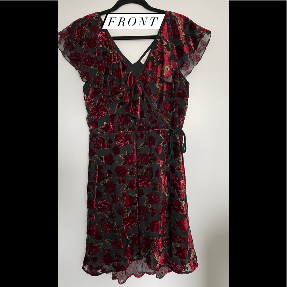 Band Of Gypsies Velvet Rose Dress 💃🏻